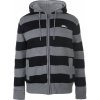 Pánská mikina No Fear Knitted fleece Hoody mens grey marl/black