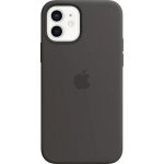 Apple iPhone 12 / 12 Pro Silicone Case with MagSafe Black MHL73ZM/A – Zboží Mobilmania