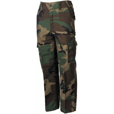 Nohavice maskáčové detské BDU MFH 17152T woodland – Hledejceny.cz