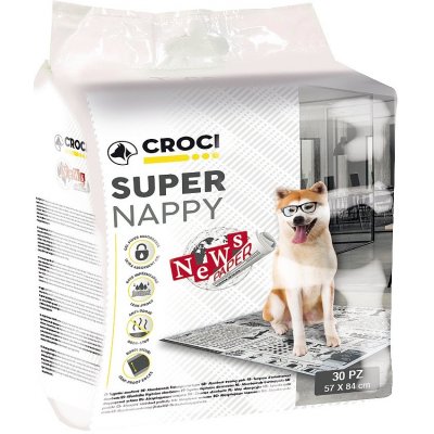 Super Nappy Návyková podložka Noviny 57 x 54 cm 30 ks – Zboží Mobilmania