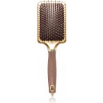 Olivia Garden Expert Care Rectangular Paddle Brush kartáč na vlasy L zlato-hnědý ID2074 – Zboží Dáma