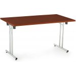 Lenza Skládací stůl Impress 140 x 80 cm, tmavý ořech – Sleviste.cz