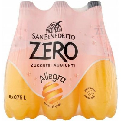 San Benedetto limonáda pomeranč bez cukru 0,75 l – Zboží Mobilmania