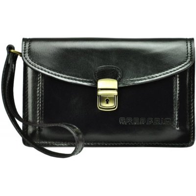 Gregorio Černá kožená pánská dokladová taška etue 2123 – Zboží Dáma