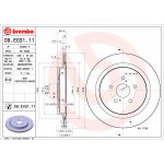 Brzdový kotouč BREMBO 09.E031.11