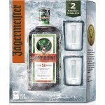 Jägermeister 35% 0,7 l (dárkové balení 2 sklenice) – Sleviste.cz