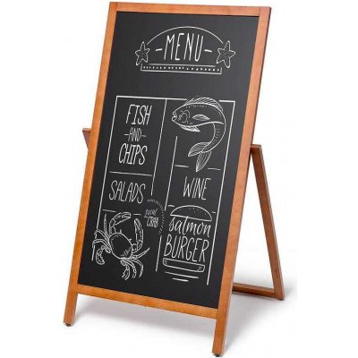Jansen Display Dřevěné áčko Flip 55x105 cm, světle hnědá | Zboží Auto