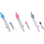 Wiky kružítko kovové barevné s náhradními tuhami – Zboží Dáma