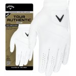 Callaway Tour Authentic Mens Golf Glove 25 Levá Bílá XL Levá – Zboží Dáma