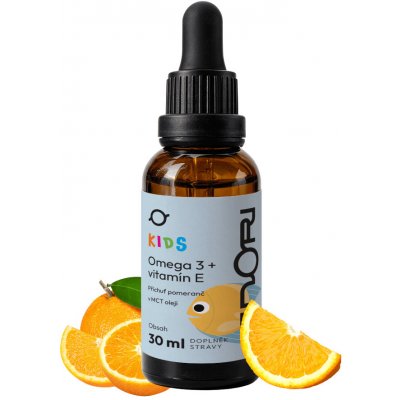 Enori Omega 3 + Vitamín E pro děti 30 ml – Hledejceny.cz