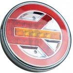 TT TECHNOLOGY Zadní sdružená LED svítilna, 12–24 V, kulatá, 3 funkce, pravá – Hledejceny.cz