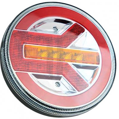 TT TECHNOLOGY Zadní sdružená LED svítilna, 12–24 V, kulatá, 3 funkce, pravá – Hledejceny.cz