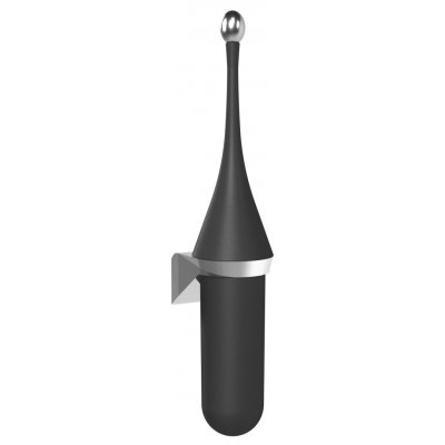 Marplast Ecolored WC štětka závěsná ABS Soft Touch černá mat A65801VB – Hledejceny.cz
