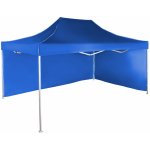 Expodum Nůžkový stan 3x4,5m hlinikovy Modrá 2 boční plachty – Sleviste.cz