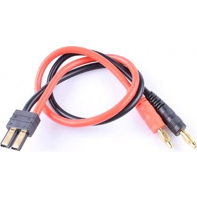 Traxxas Nabíjecí kabel 20cm/ 14AWG 4mm bullet/ samec – Zbozi.Blesk.cz