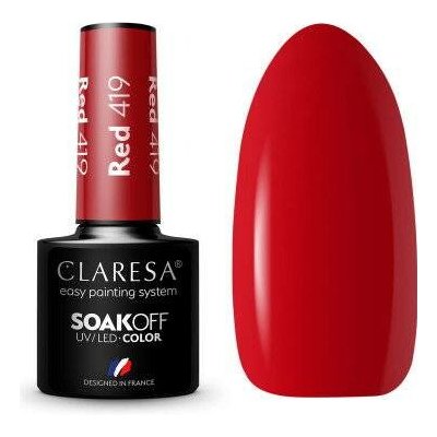 Claresa gél lak RED 419 5 g – Zboží Dáma