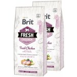 Brit Fresh Chicken with Potato Puppy Healthy Growth 2 x 12 kg – Hledejceny.cz