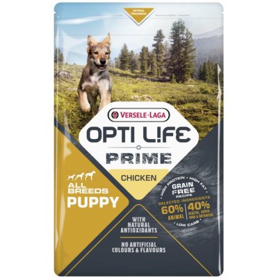 Versele Laga Opti Life Prime Puppy pro štěňata bez obilovin s kuřecím masem 2,5 kg