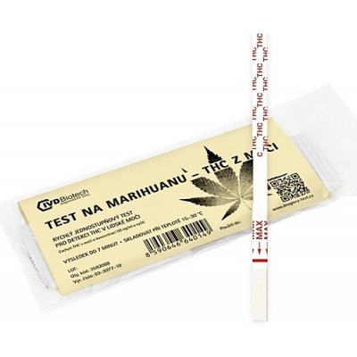 IVD Biotech Drogový test na marihuanu proužek 10 ks – Sleviste.cz