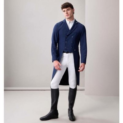 ALESSANDRO ALBANESE Pánský drezurní frak Platinum MotionLite navy – Zboží Mobilmania