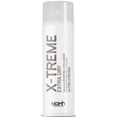 Niamh Hairkoncept lak na vlasy XTreme Extra Dry Hairspray Elastin Strong 500 ml – Zboží Mobilmania