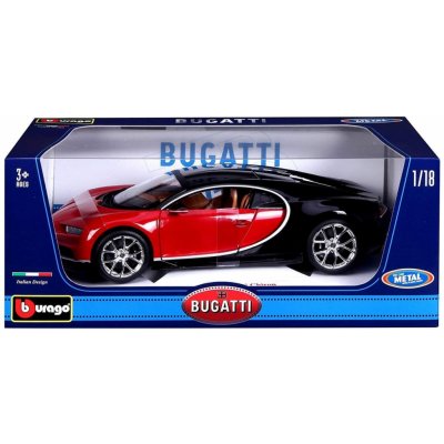 Bburago BB18 11040R Plus Bugatti Chiron červená 1:18 – Zbozi.Blesk.cz