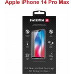 SWISSTEN ULTRA DURABLE 3D FULL GLUE GLASS APPLE IPHONE 14 PRO MAX ČERNÉ 8595217480285 – Zboží Živě