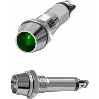 Onpira Signální kontrolka 12 V a 24 V se zapuštěnou LED Zelená, 12 V – Zboží Živě