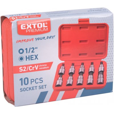 Extol Premium TORX vrtaný sada 10ks 8818126 – Zboží Dáma