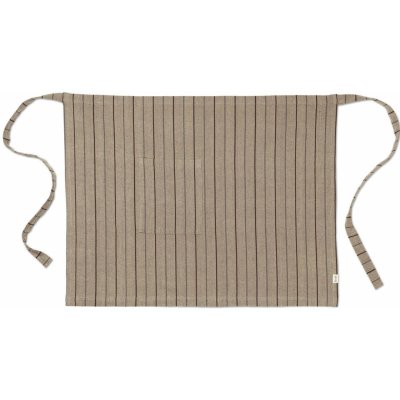 ferm LIVING zástěra ITO 72x86 cm tmavě písková bavlna – Zboží Dáma