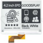 Good Display GDEY042T81 4.2" 400x300 ePaper displej – Sleviste.cz