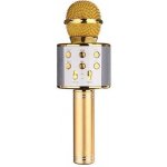 Leventi Bezdrátový karaoke mikrofon WS 858 Zlatý – Zboží Dáma Leventi Bezdrátový karaoke mikrofon WS 858 Zlatý – Zboží Dáma