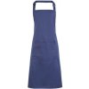 Zástěra Premier Workwear Pracovní zástěra za krk s kapsou PR154 Marine Blue Pantone 281 72x86cm