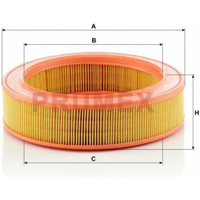 MANN C 2555/2 vzduchový filtr – Hledejceny.cz