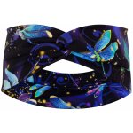 Ebbie Bavlněná čelenka vážky na černé – Sleviste.cz