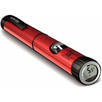NovoPen Echo inzulínové pero s pamětí poslední dávky, červené 1 ks EXP 28.2.2022