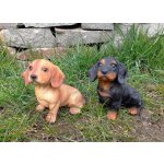 PRODEX IMPORT Zahradní figurka pes jezevčík štěně 15x11 cm – Zboží Dáma