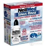 NeilMed SINUS RINSE Original Kit lahvička 240 ml + sáčky mořská sůl na hygienu nosu 60 ks – Zboží Mobilmania