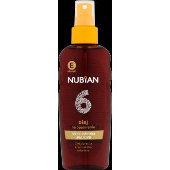 Nubian olej na opalování spray SPF6 150 ml od 120 Kč - Heureka.cz