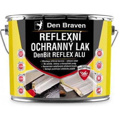Den Braven Reflexní ochranný lak DenBit REFLEX ALU 9 kg – Sleviste.cz
