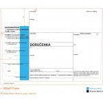 Obálka dodejka s modrým pruhem, samolepící s páskou, samopropisovací 162x217 mm daňová 1ks – Zboží Mobilmania