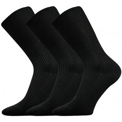 Lonka ponožky Zdravan 3 páry černá