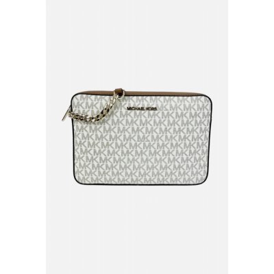 Michael Kors Jet set item crossbody vanilla monogram dámská kabelka – Zbozi.Blesk.cz