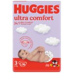 HUGGIES 4x Ultra Comfort Mega 3 4-9 kg 78 ks – Sleviste.cz