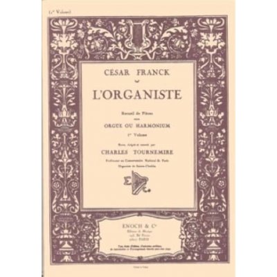 L'Organiste Volume 1 Orgue Ou Harmonium – Hledejceny.cz