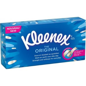 Kleenex Original papírové kapesníčky v krabičce 3-vrstvé 80 ks