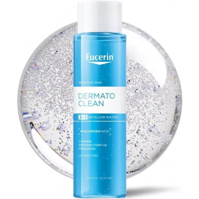 Eucerin DermatoClean Hyaluron Micellar Water 3in1 čisticí micelární voda 400 ml – Zboží Dáma