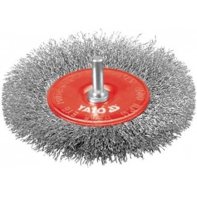 Yato Kartáč drátěný boční s nástavcem do vrtačky 100 mm INOX, YT-4758 – Hledejceny.cz