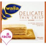 Wasa Delicate Crisp sesame & sea salt 190 g – Sleviste.cz