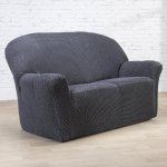 Nueva Textura strečový potah na sedačku - dvojkřeslo Niagara antracitový 140 -180 cm – Hledejceny.cz